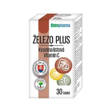Edenpharma Železo plus 30 tablet Edenpharma