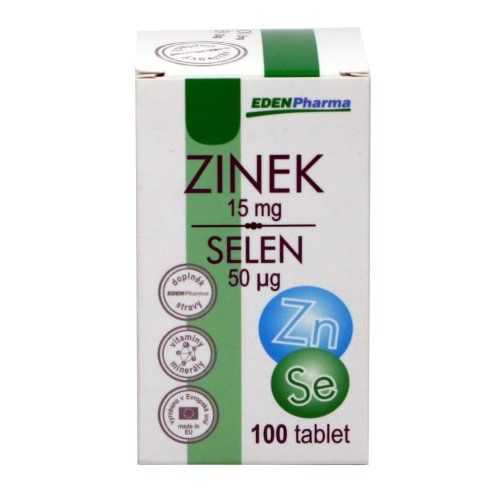Edenpharma Zinek Selen 100 tablet Edenpharma