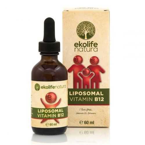 Ekolife Natura Lipozomální vitamín B12 kapky 60 ml Ekolife Natura