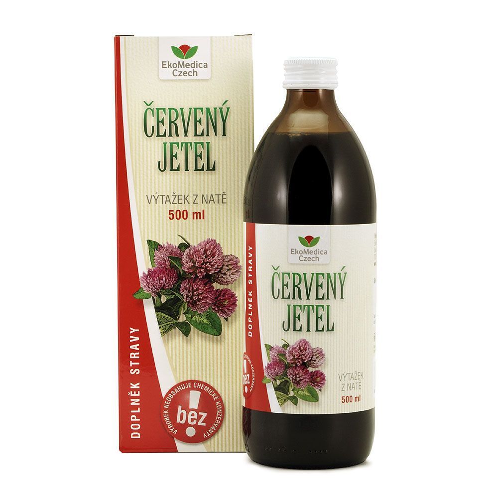 Ekomedica Červený jetel výtažek z natě 500 ml Ekomedica