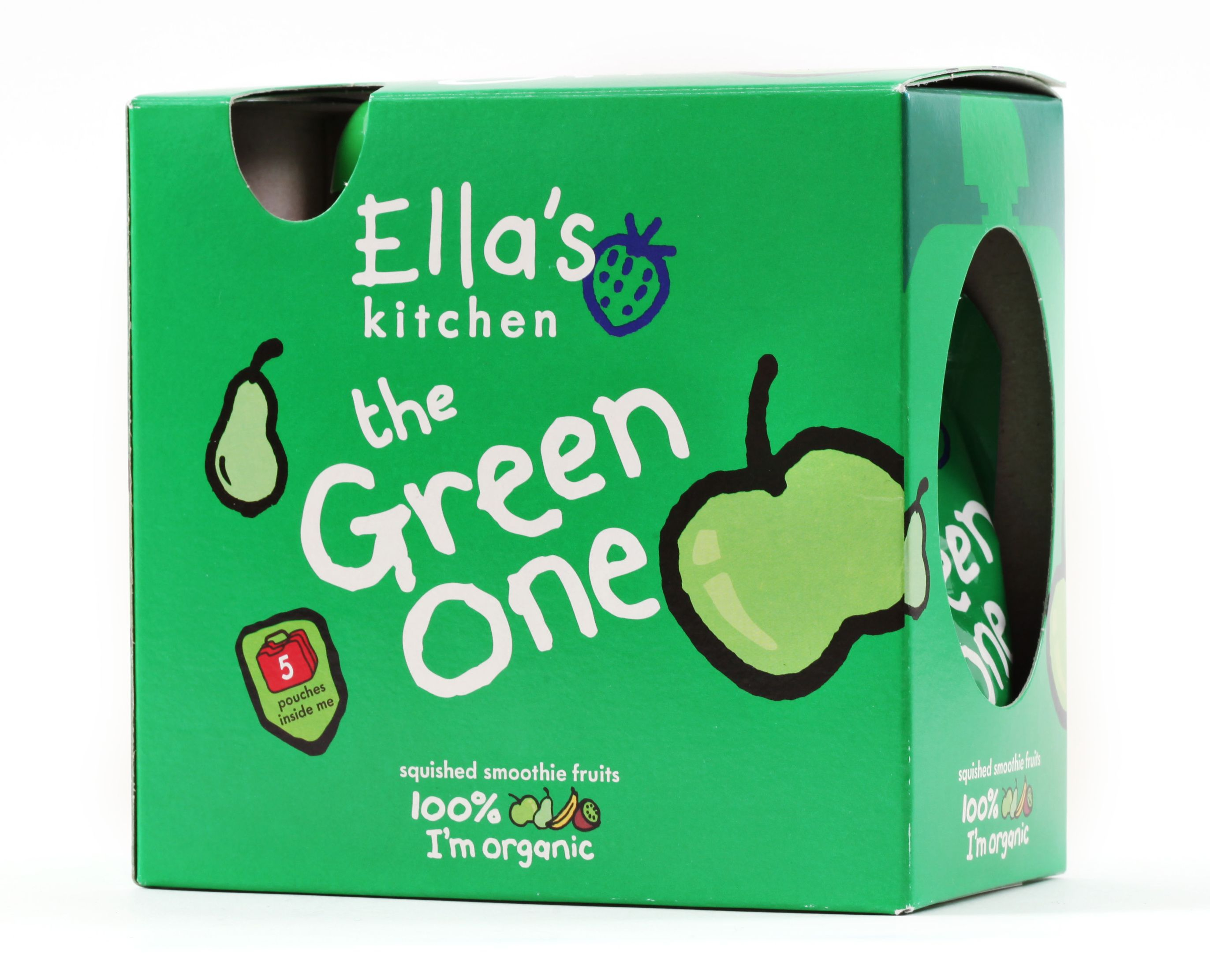 Ellas Kitchen BIO Ovocné pyré Green One Jablko 5x90 g Ellas Kitchen