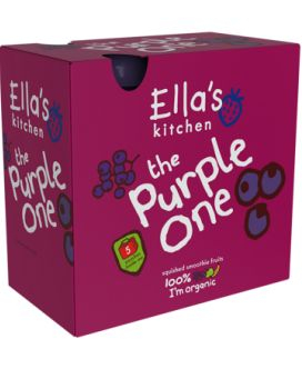 Ellas Kitchen BIO Ovocné pyré Purple One Borůvka kapsička 5x90 g Ellas Kitchen