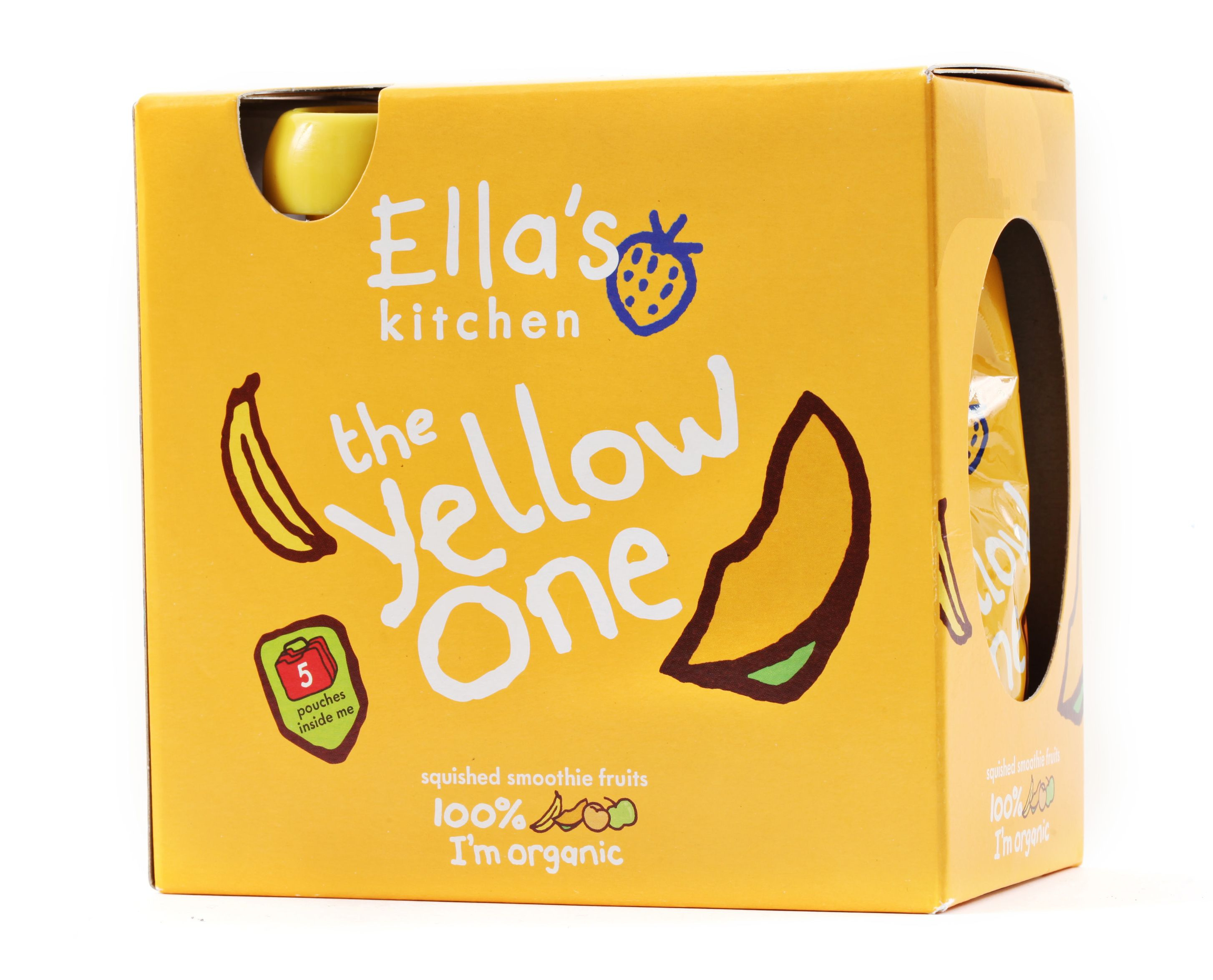 Ellas Kitchen BIO Ovocné pyré Yellow One Banán kapsička 5x90 g Ellas Kitchen