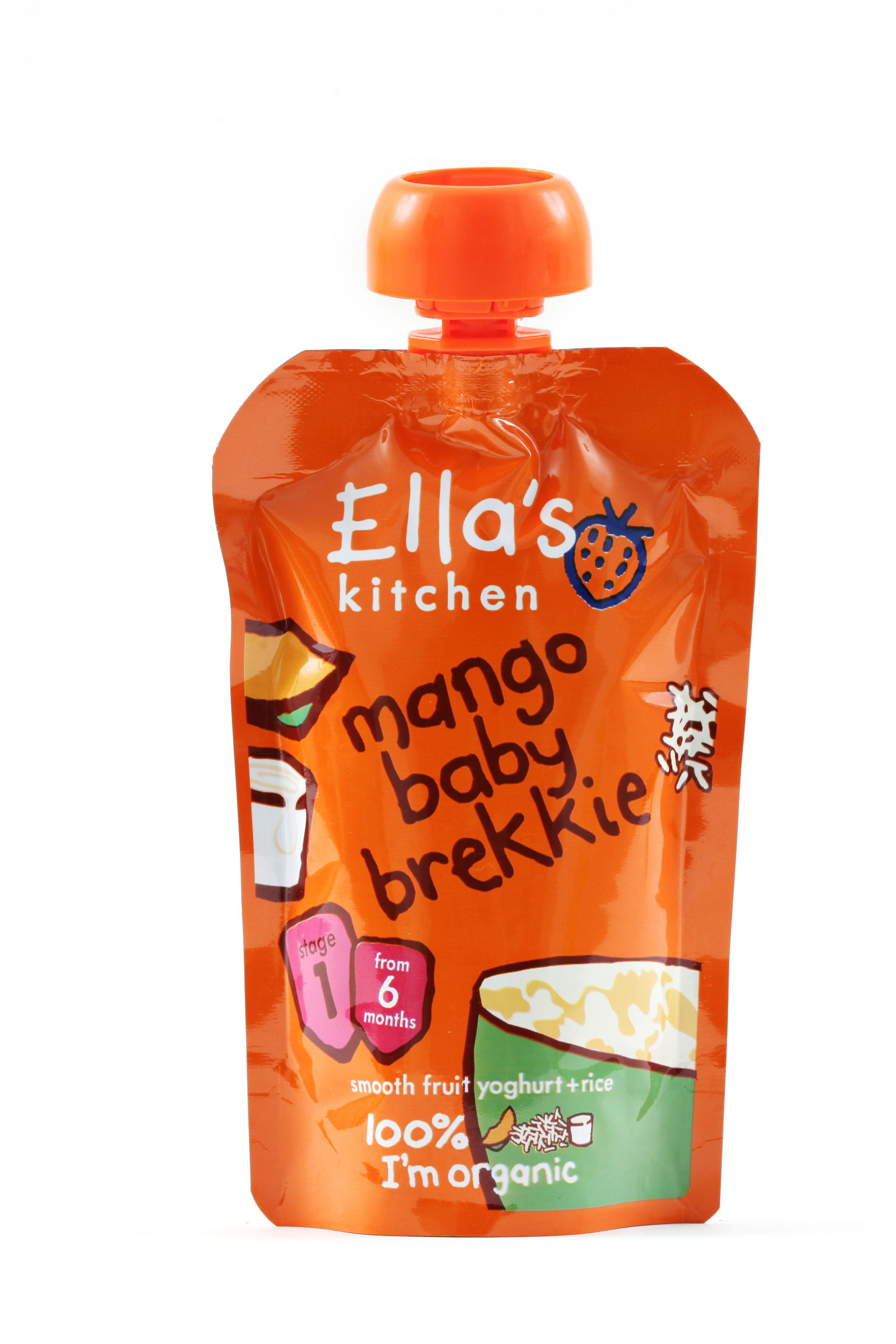 Ellas Kitchen BIO Snídaně mango a jogurt kapsička 100 g Ellas Kitchen
