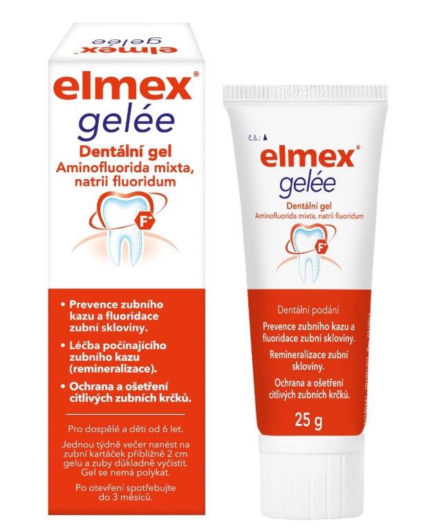 Elmex gelée dentální gel 25 g Elmex