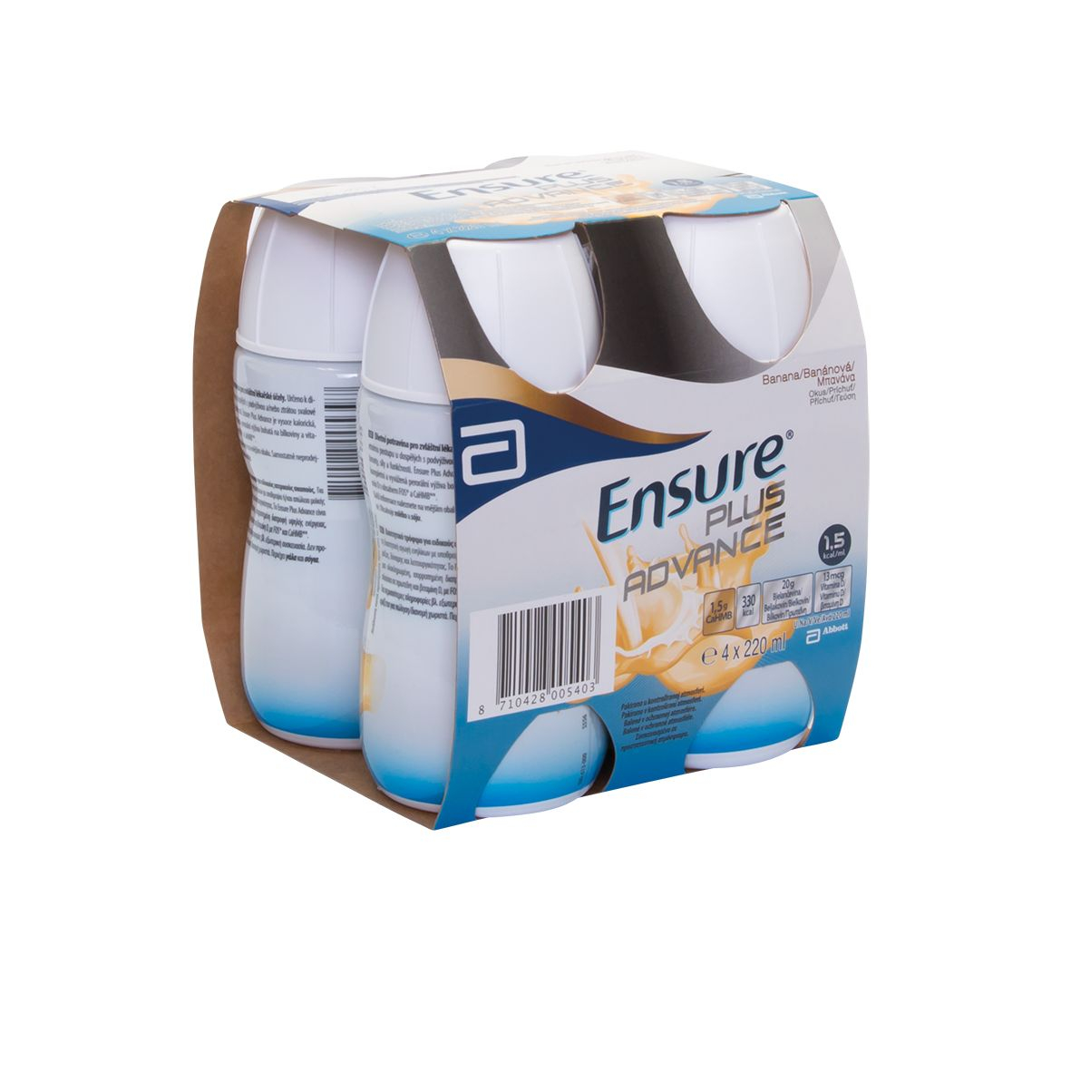 Ensure Plus Advance příchuť banán 4x220 ml Ensure