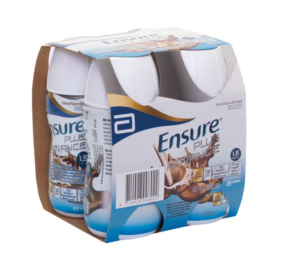 Ensure Plus Advance příchuť káva 4x220 ml Ensure