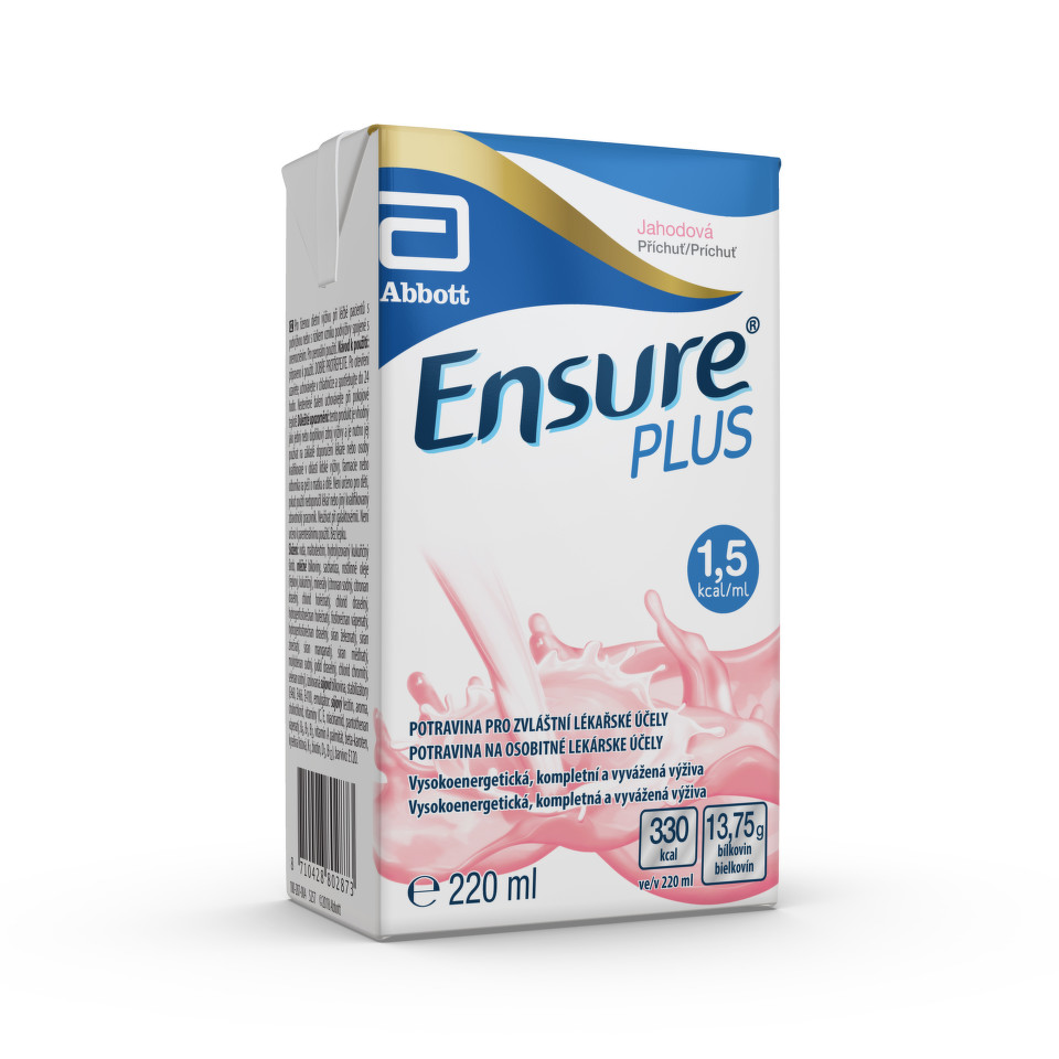 Ensure Plus příchuť jahoda 220 ml Ensure