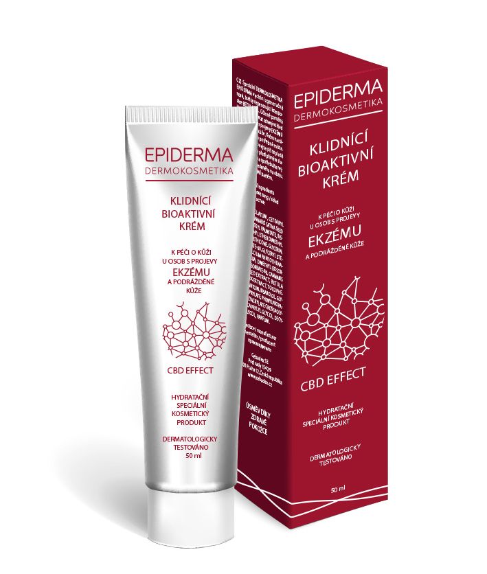 Epiderma Bioaktivní CBD krém při ekzému 50 ml Epiderma