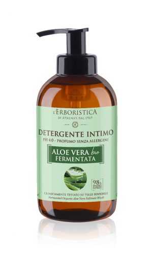 Erboristica Intimní mycí gel s fermentovanou aloe vera 250 ml Erboristica