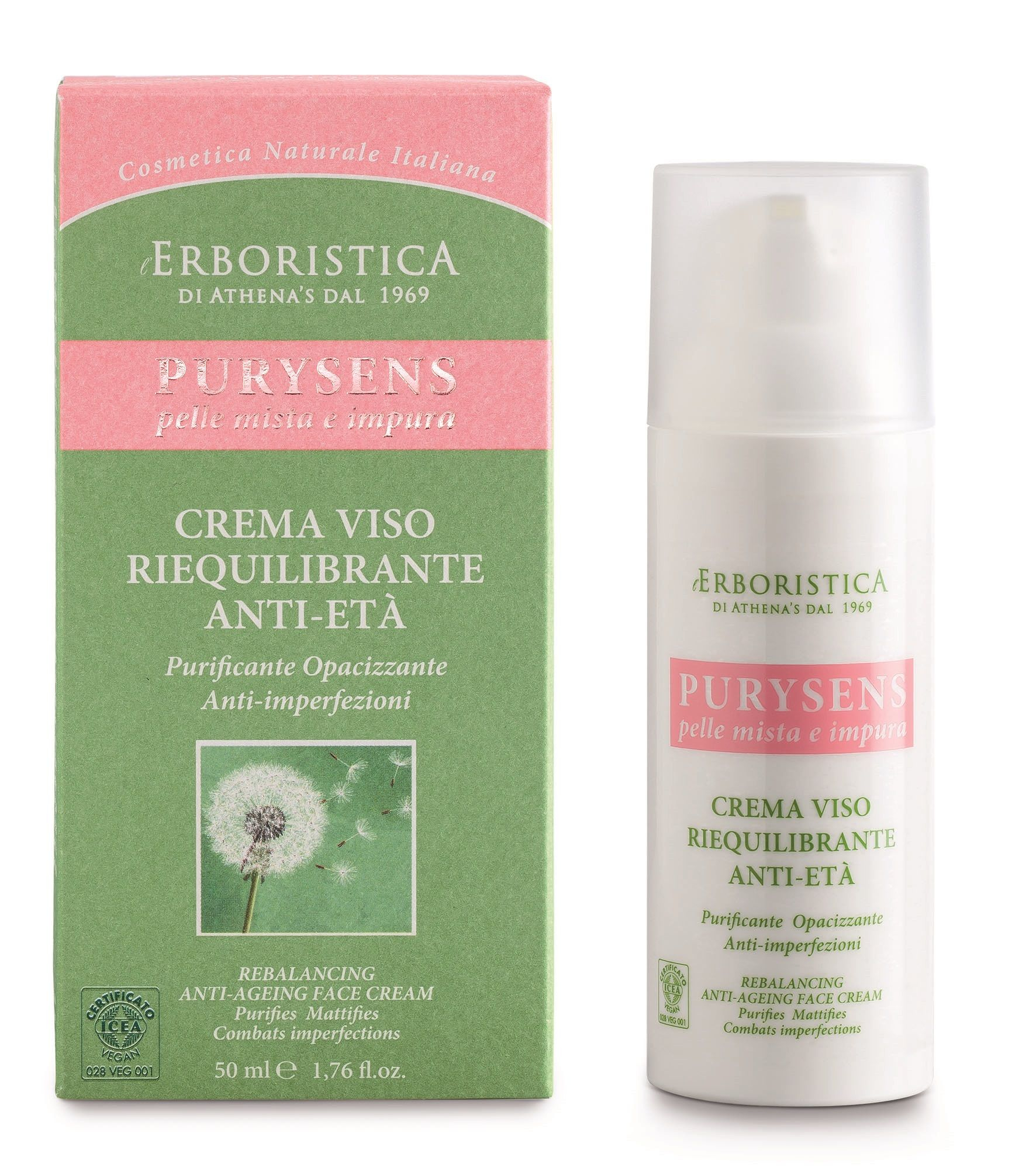 Erboristica Purysens Pleťový krém 50 ml Erboristica