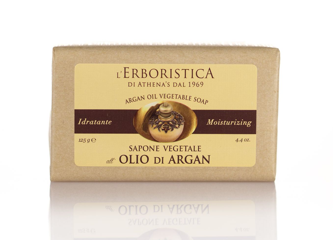 Erboristica Tuhé rostlinné mýdlo s arganovým olejem 125 g Erboristica