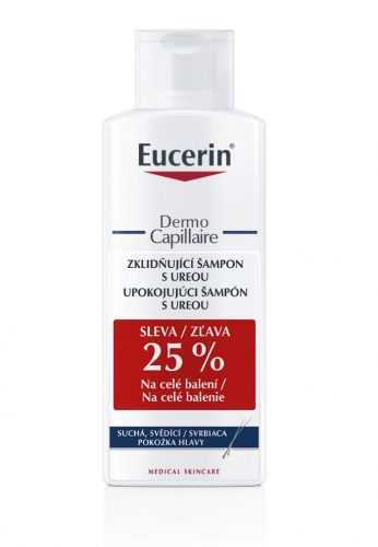Eucerin Dermocapillaire 5% UREA Šampon pro suchou pokožku hlavy duopack 2x250 ml Eucerin