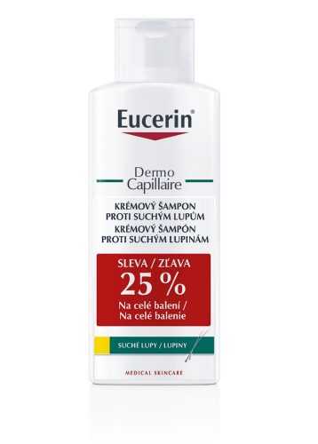 Eucerin Dermocapillaire Krémový šampon proti suchým lupům duopack 2x250 ml Eucerin