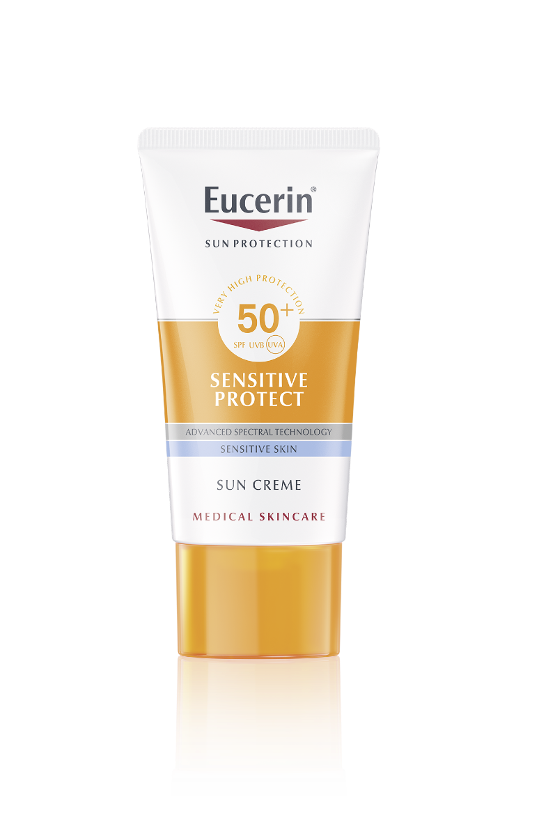 Eucerin SUN Sensitive Protect SPF50+ vysoce ochranný krém na obličej 50 ml Eucerin