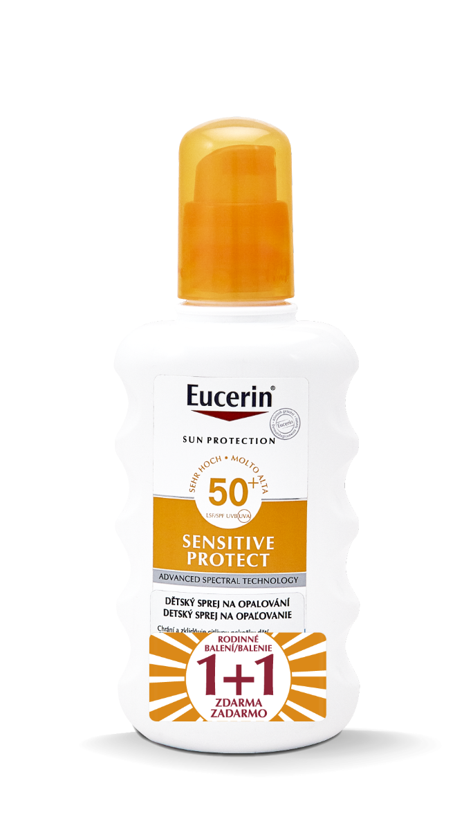 Eucerin Transparentní sprej SPF30 + Dětský sprej SPF50+ duopack 2x200 ml Eucerin