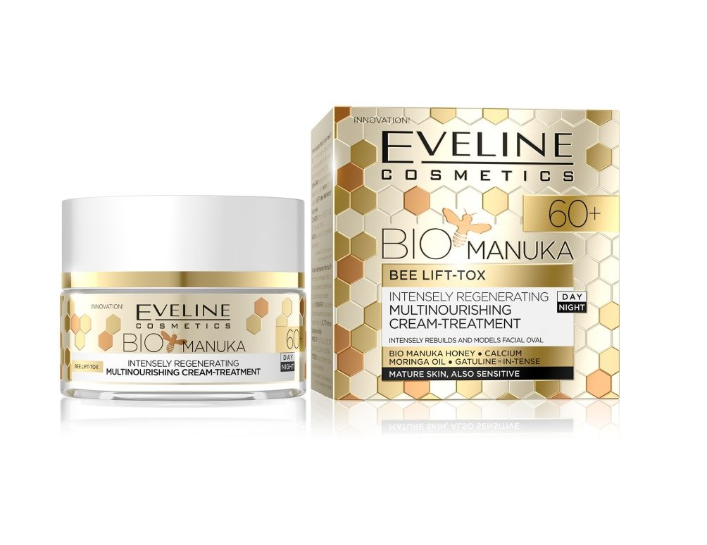 Eveline BIO Manuka Denní a noční krém 60+ 50 ml Eveline