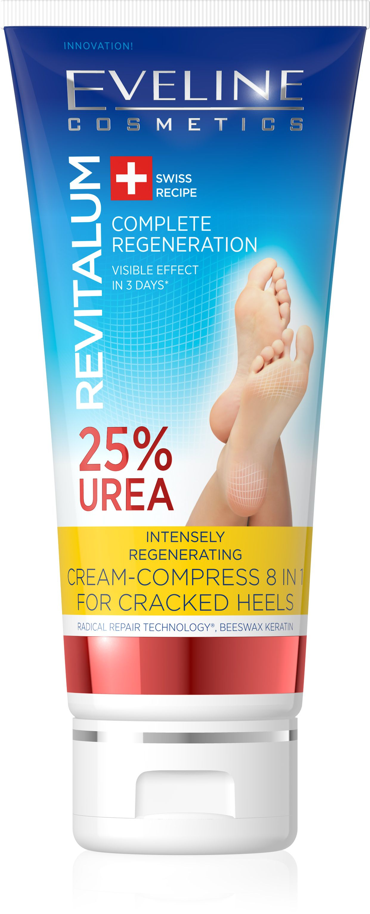 Eveline REVITALUM 25% Urea krém na popraskané paty 75 ml Eveline