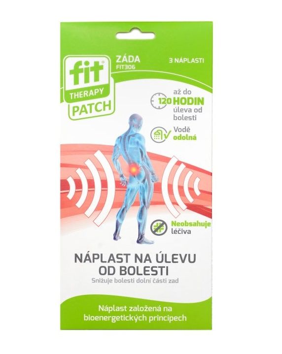 FIT Therapy Náplast na záda 3 ks FIT Therapy