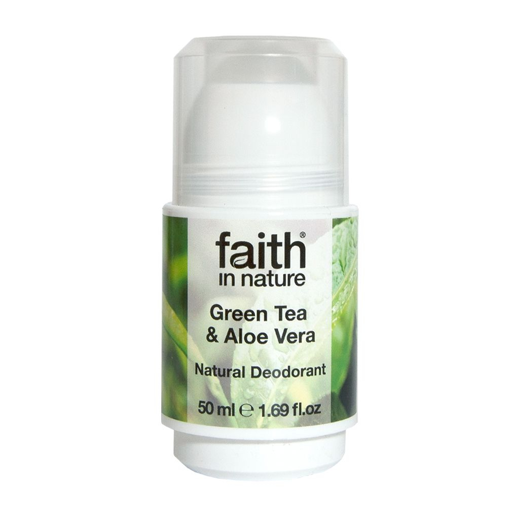 Faith in Nature Kuličkový deodorant pro ženy Green Tea 50 ml Faith in Nature