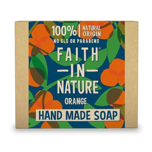 Faith in Nature Rostlinné tuhé mýdlo Pomeranč 105 g Faith in Nature