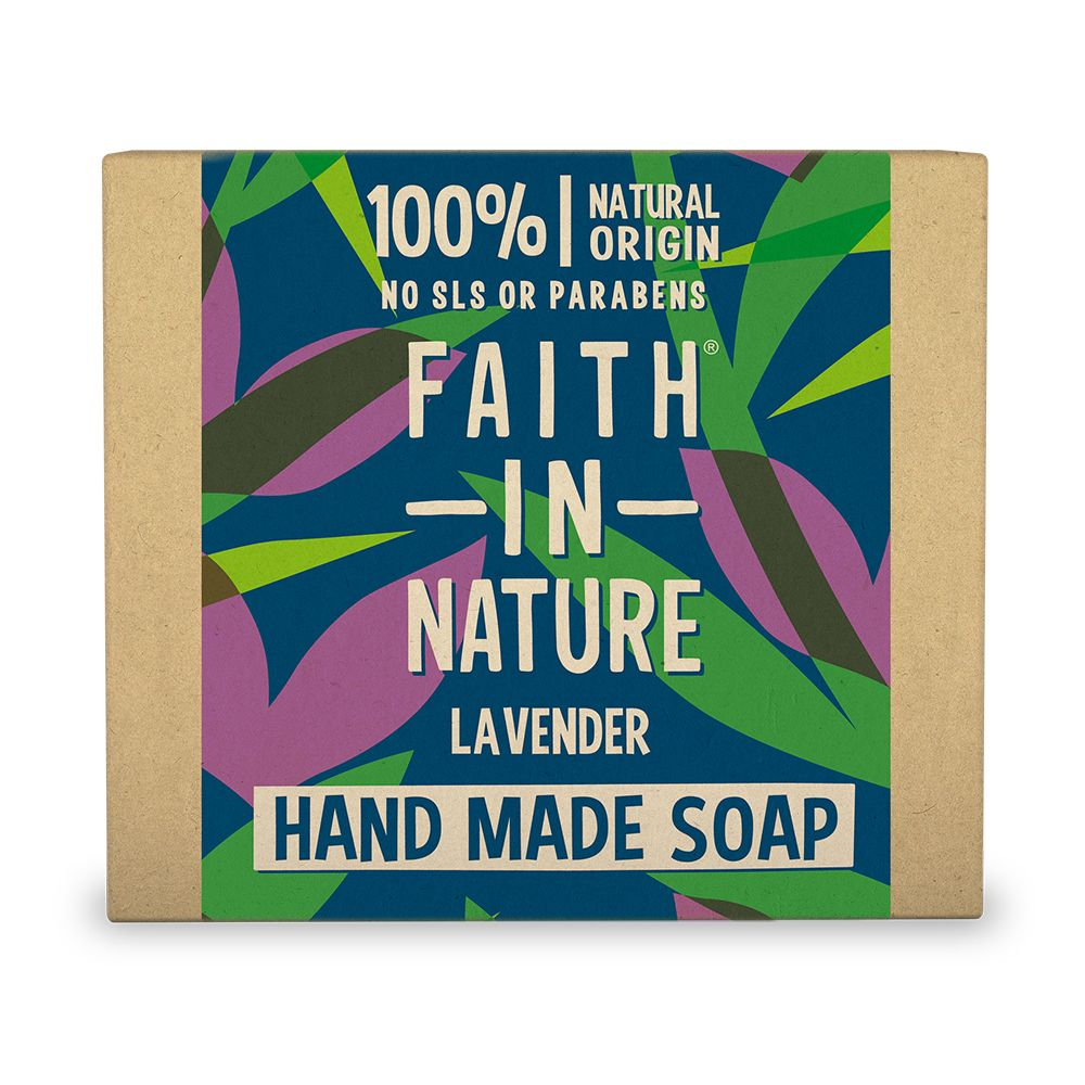 Faith in Nature Tuhé mýdlo Levandule 100 g Faith in Nature