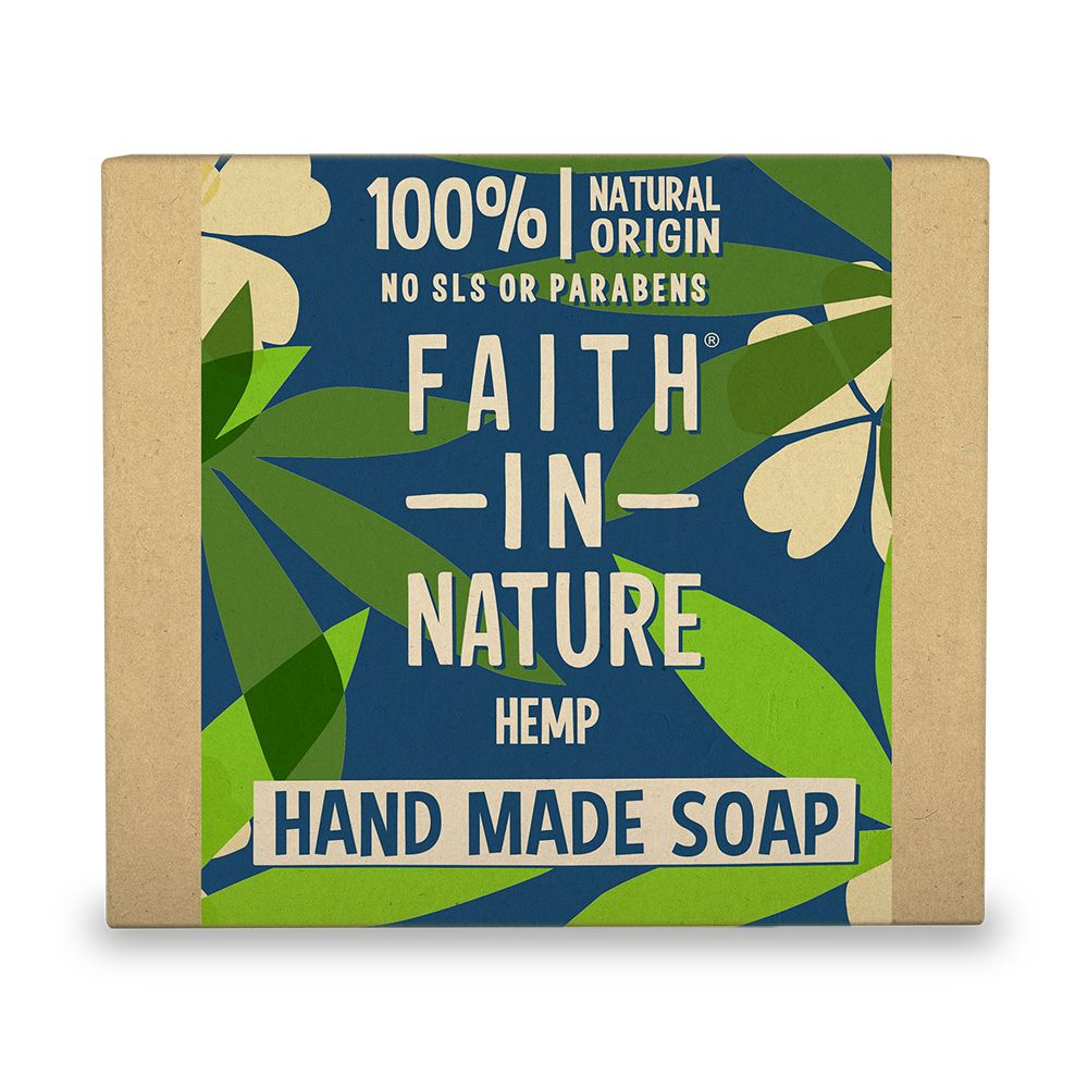 Faith in Nature Tuhé mýdlo s citronovou trávou 100 g Faith in Nature