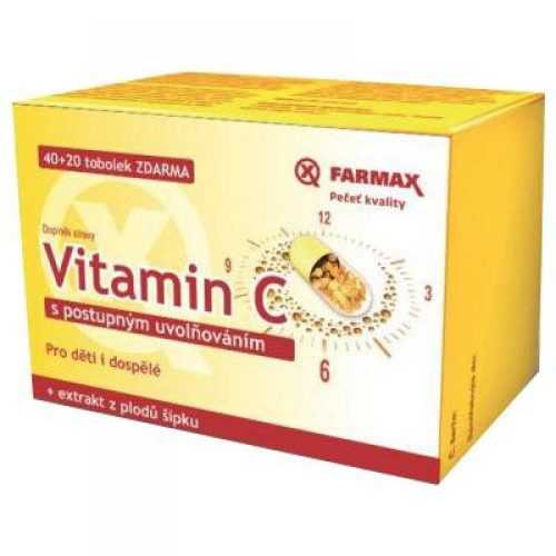 Farmax Vitamin C s postupným uvolňováním 60 tobolek Farmax