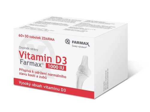 Farmax Vitamin D3 1000 IU 60+30 tobolek Farmax