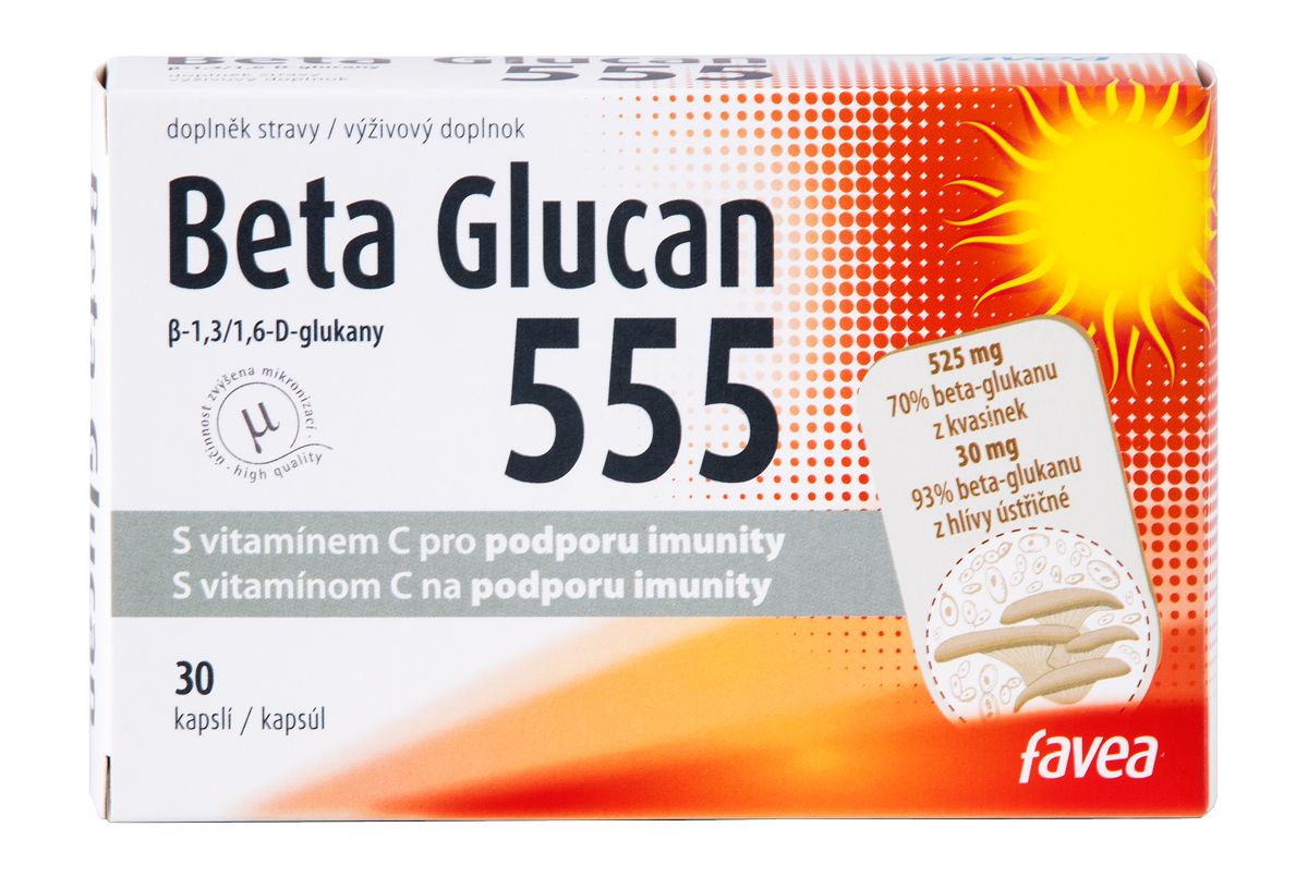 Favea Beta Glucan 555 30 kapslí Favea