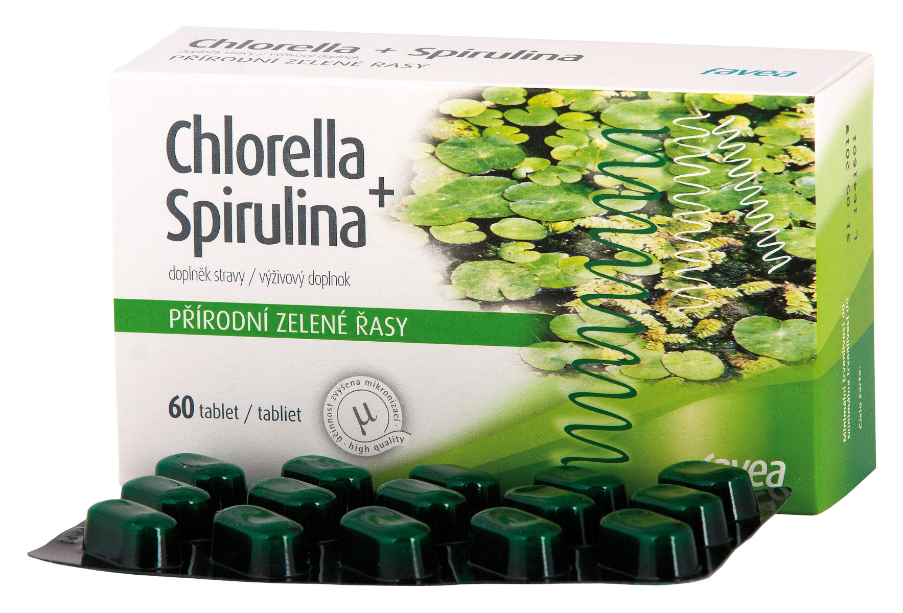 Favea Chlorella + Spirulina 60 tablet Favea