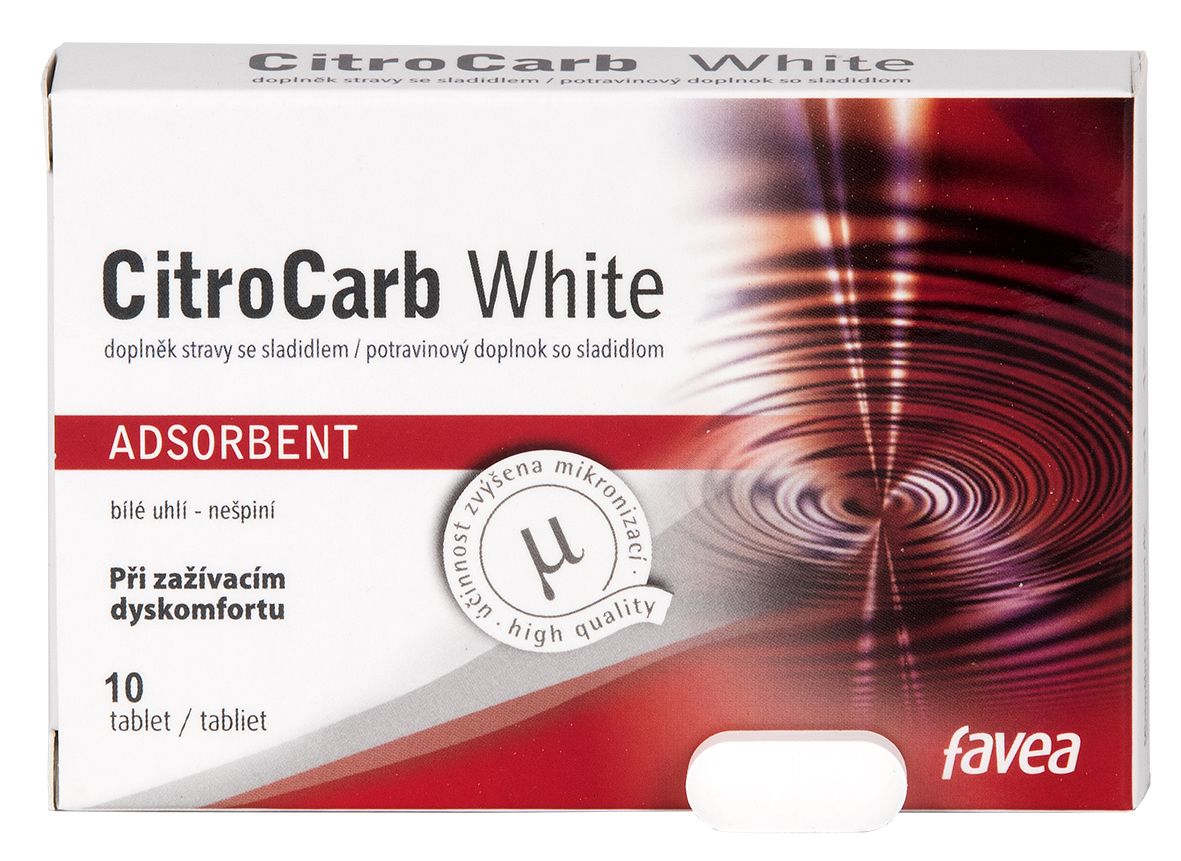 Favea CitroCarb White 10 tablet Favea