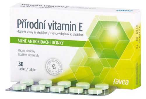 Favea Přírodní vitamín E 30 tablet Favea