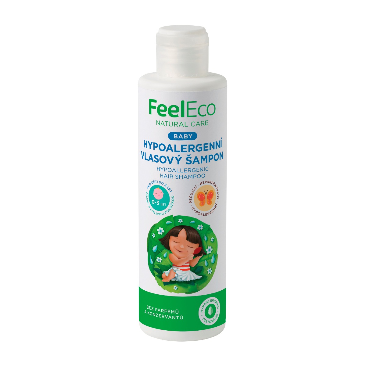 Feel Eco Baby Hypoalergenní vlasový šampon 200 ml Feel Eco