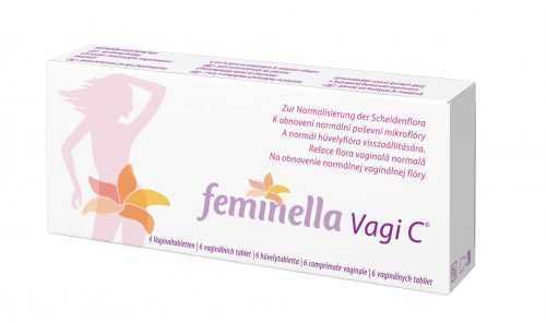 Feminella Vagi C vaginální tablety 6 ks Feminella