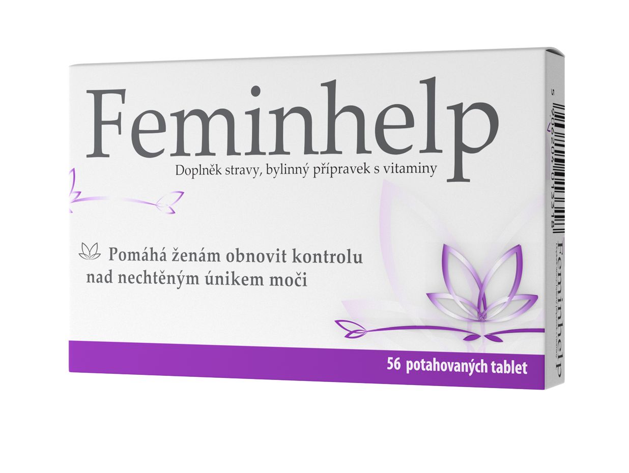 Feminhelp Přípravek pro kontrolu úniku moči 56 tablet