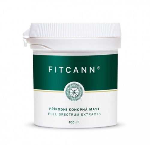 Fitcann Přírodní konopná mast 100 ml Fitcann
