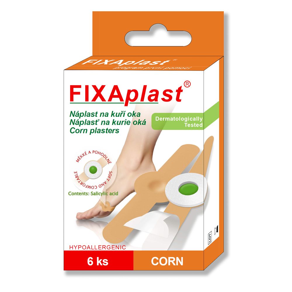 Fixaplast CORN náplast na kuří oka 6 ks Fixaplast