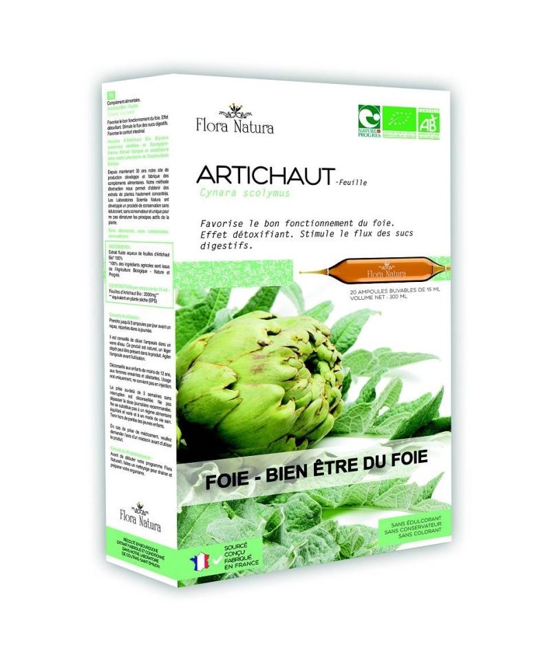 Flora Natura Artyčok BIO 20x15 ml Flora Natura