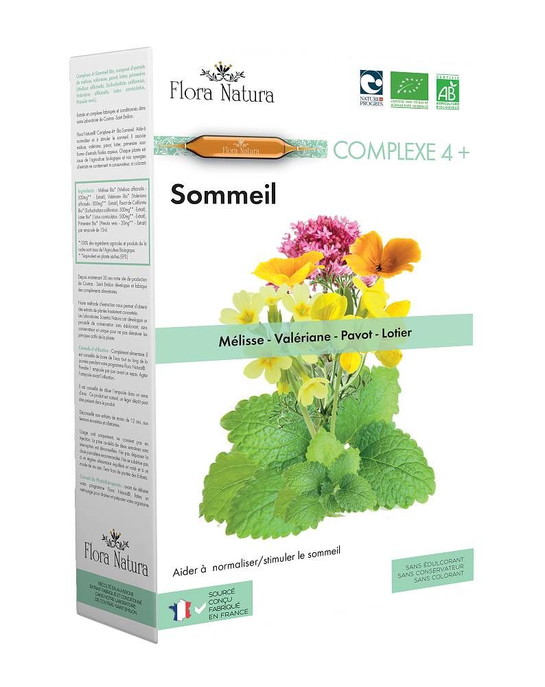 Flora Natura Complex 4 Spánek BIO 20x15 ml Flora Natura