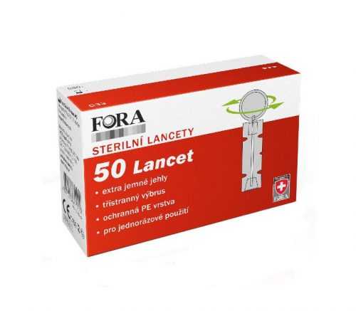 Fora Diamond ACS024 lancety ke glukometrům 50 ks Fora