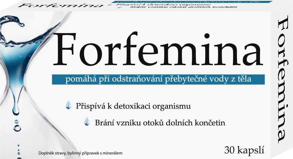 Forfemina Přípravek na odvodnění těla 30 kapslí Forfemina