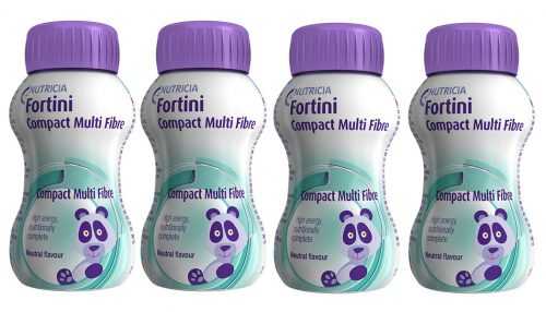 Fortini Compact Pro děti s vlákninou Neutral 4x125 ml Fortini