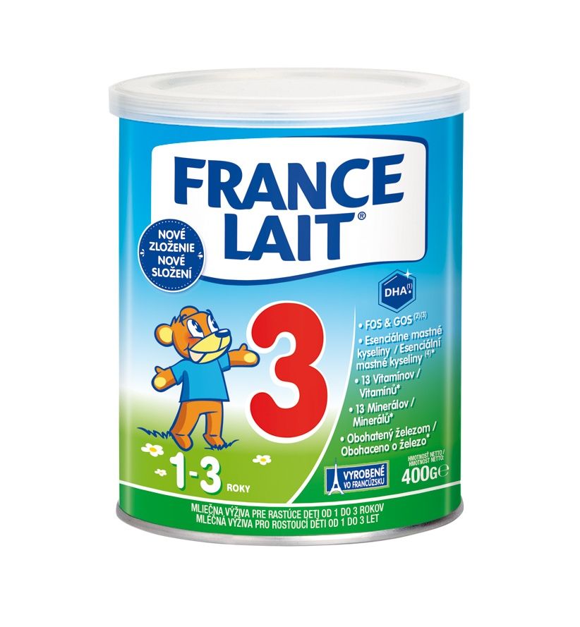 France Lait 3 Mléčná výživa 400 g France Lait