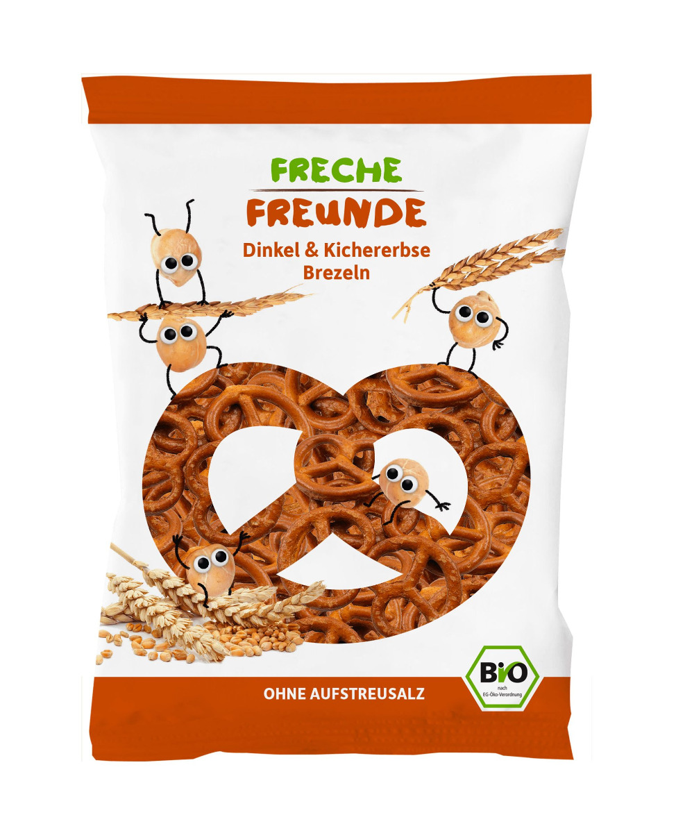 Freche Freunde BIO Špaldové preclíky s cizrnou 75 g Freche Freunde