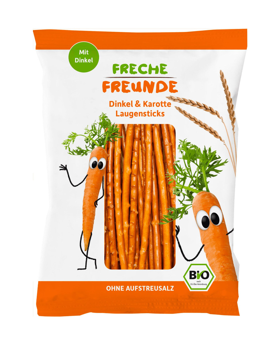 Freche Freunde BIO Špaldové tyčinky s mrkví 75 g Freche Freunde