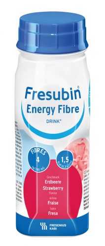 Fresubin Energy Fibre DRINK Jahoda 4x200 ml Fresubin