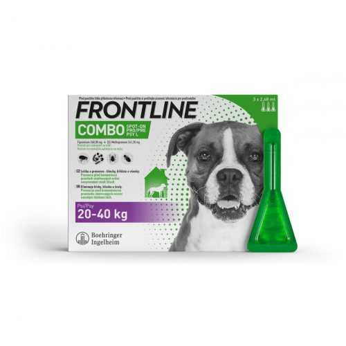 Frontline COMBO Spot on Dog L 2.68 ml pes 20-40 kg 3 pipety Frontline