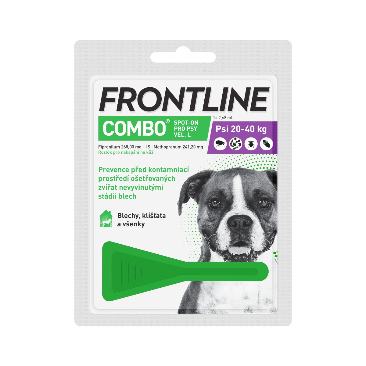 Frontline COMBO Spot on Dog L 2.68ml 1 pipeta Frontline