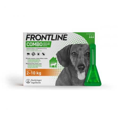 Frontline COMBO Spot on Dog S 0.67 ml pes 2-10 kg 3 pipety Frontline